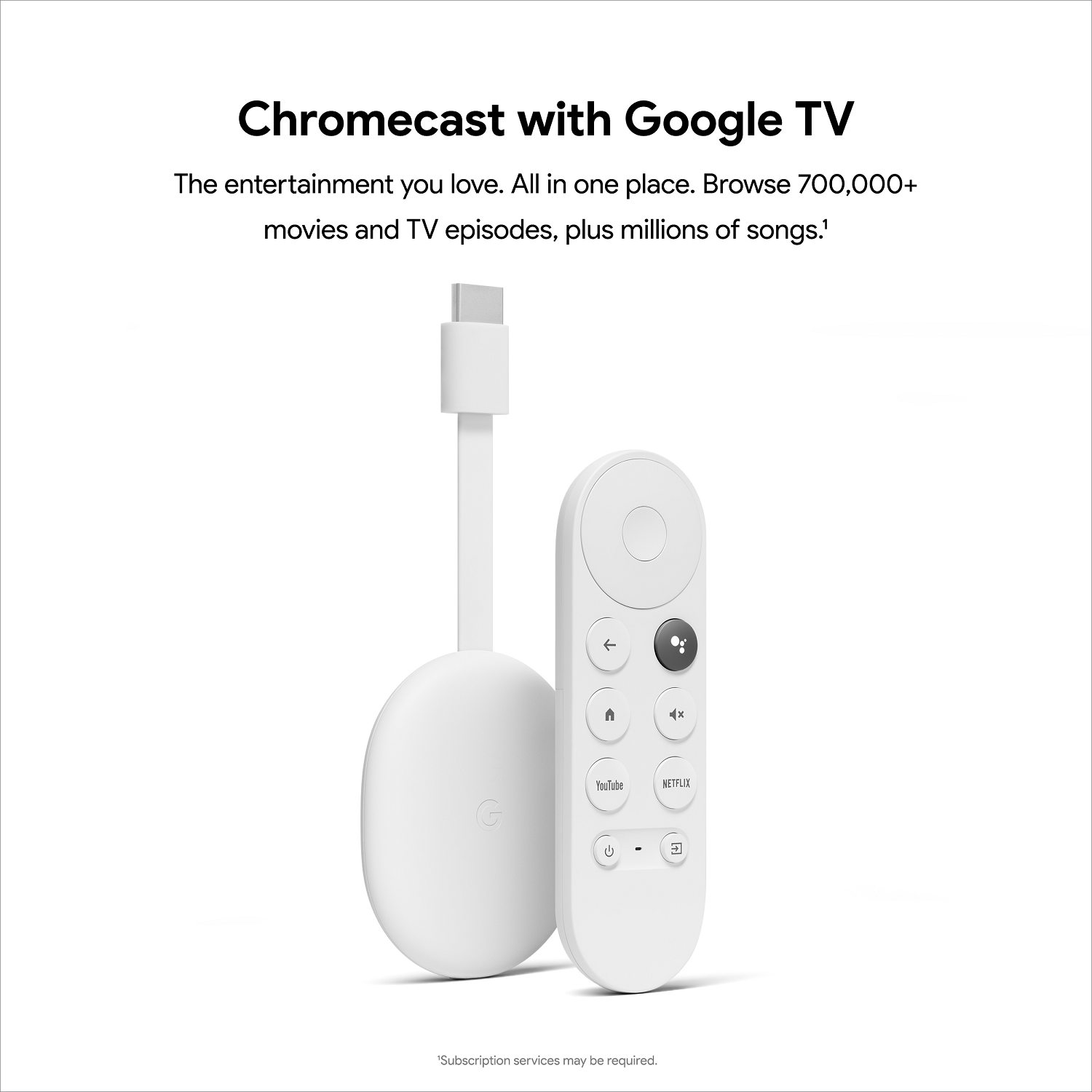 Google Chromecast Snow with Google TV